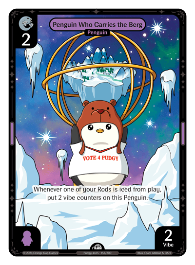 Penguin Who Carries the Berg